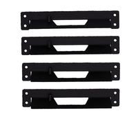 Cryfokt Metal Toolbox Mounting Bracket Set for Stacktech Sturdy Support Holder 4pcs for Garage Organization (Small)