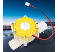 Cryfokt Micro Hydro DC Water Pump Generator for Stable Performance Easy Installation for Hydroelectric Power Energy (F50 5V Transparent Yellow)