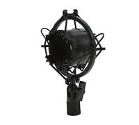 Cryfokt Microphone Shock Mount Holder, Durable Anti Vibration Clip for Live Streaming and Recording Studio, Adjustable Angle, Plastic Material
