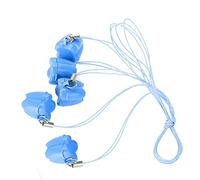 Cryfokt Milk Toothed Box, 5 Pieces of Flower Shape Toddler Teeth for The Trip (Blue)