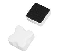 Cryfokt Mini Aquarium Magnetic Brush, Scratch Proof and Comfortable Ergonomic Design for Fish Tank Cleaning, 2pcs Pack (Small Size)
