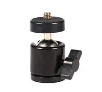 Cryfokt Mini Ball Head Stand Ball Head Bracket, Metal Tripod for 1/4 Inch Camera Tripod