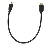 Cryfokt Mini HD Multimedia Interface to Micro Cable for Cameras Smartphones, High Speed Transmission HD Cord for Entertainment Enthusiasts