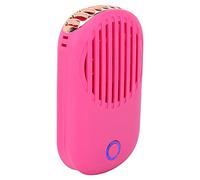 Cryfokt Mini Portable Bladeless Eyelashes Dryer Fan with 2 Gears Air Adjustment for Fast Drying Nail Art Blower Fans, Compact Design for Traveling or Desktop Use, Built-In Lithium Battery, for (Rose