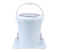 Cryfokt Mini Portable Dehydrator with Suction Cup Feet, High Speed Manual Dehydrator with Drawstring for Dorm Travel (Blue)