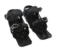 Cryfokt Mini Ski Shoes Easy Control Mini Snowboard Ski Boots for Winter Skiing, Forest Trails Black Nylon Size Free