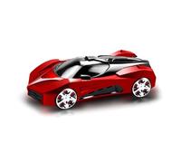 Cryfokt Model Car Phone Holder Cool Sporty Shape Slip Resistant 360° Rotatable Phone Stand for Office Home (Red)