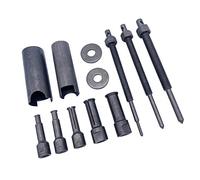Cryfokt Motorcycle Bearing Puller, Damage-Free Extraction Bearing Removal Tool, Internal Puller with 12-Piece Kit for 9-23mm Sleeve Bearings Motorcycle Wheels Pumps Generators