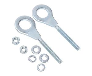 Cryfokt Motorcycle Chain Adjuster Tensioner Reliable 15mm 2pcs Fit for MM-B80 Z50R CRF70F Quick Installation Extending Lifespan