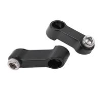 Cryfokt Motorcycle Mirror Extender Adapter Reduced Vibration Easy Installation for XSR 700 2016-2021 M10x1.25 RH LH Black Plastic 1 Pair Fits for TRACER 9/GT 2021-2022