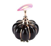Cryfokt Multifunctional Nail Tip Holder Stand, Easy-to-Install Magnetic Manicure Practice Tool, Exquisite Pumpkin Design, White, 5 Pieces Nail Tip Holder, Home and Salon (Black)