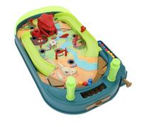 Cryfokt Multimode Tabletop Dinosaur Pinball Machine Educational Toy for Kids with Safe Design 19.8x12.4x6.1in