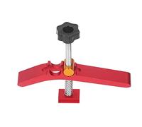 Cryfokt Multipurpose T Track Hold Down Clamp Adjustable Tool for Woodworkers Red Aluminum Alloy 1 Set