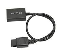 Cryfokt N64 to HD Multimedia Interface Converter High Resolution Plug and Play Game HD Link Cable for N64 PAL NTSC 720P 1080P Support, Portable ABS Material, for All TV Types