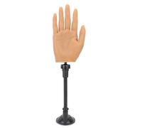 Cryfokt Nail Practice Training Hand Bendable Silicone Fake Hand for Nail Art, Flexible Mannequin Hands for Nails Practice, Durable Acupuncture Model for Beginners and Professionals (Right)