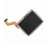 Cryfokt NDSI Replacement Upper LCD Screen Display Glass for Efficiently Fixing Dead Pixels, Cracked Screens, for Gamers Black + Silver 3.1 X 2.6 X 0.1 Inch (on screen)