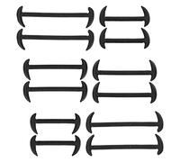 Cryfokt No Tie Silicone Shoelaces Elastic 12pcs for Walking or Running, Easy to Clean & Put on, Suitable for Most Shoes on the Market