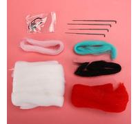 Cryfokt Non Finished Wool Felting Craft Material Package for Adults and