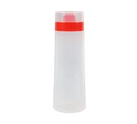 Cryfokt Non- Large Capacity Ketchup Dispenser Squeeze Bottle for Picnics and Outdoor Events 300ml Yellow/Red (Red)