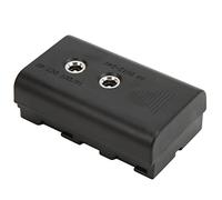 Cryfokt NP-F550 Dummy Battery with DC Elbow Cable, Lightweight and Durable Power Supply for LED Lights and Monitors, Suitable for NP-F550 -F570 -F970, 1 Unit