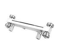 Cryfokt Nut Bridge Sander Luthier Sanding Tool High Strength Aluminum Alloy for Guitar Bass, Suitable for Bone Plastic Saddle Grinding Tool for Musicians (Silver)