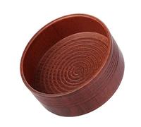 Cryfokt Oak Shaving Soap Bowl Cup Wood Design for Comfortable Grip Perfect for Men 3.2in