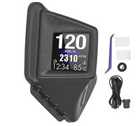 Cryfokt OBD2 GPS Smart Gauge, Dual System Digital Meter with 8 Display Modes, 270 Degree Rotatable Screen, Over Speed Alarm, A Pillar Installation for All Cars