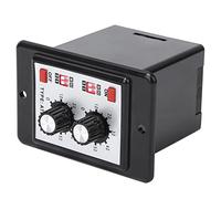 Cryfokt On Off Timer Relay Knob Control Adjustable 6S-60M Delay Power-On Power-Off Function for Automated Control Circuit Mechanical and Communication Use Plastic Case (#3)