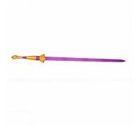 Cryfokt One Click Retractable Sword for Cosplay Stage Performance 3D Printed Telescopic Sword Toy with Safe Rounded Edges Lightweight Swing Out Prop for Comic Con Party Decoration