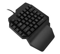 Cryfokt One-Handed Mechanical Gaming Keyboard with Eye-Catching Lighting for PUBG, Increase Integrated Hand Size, USB Wired, for Left-Handed Gamers