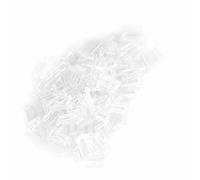 Cryfokt Pack of 100 Plastic Compression Cases for Rimless Glasses Accessories, Quick Repair Tools for Opticians, Durable, Professional (1.5 * 0.8 * 0.7)