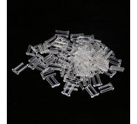 Cryfokt Pack of 100 Plastic Compression Cases for Rimless Glasses Accessories, Quick Repair Tools for Opticians, Durable, Professional (1.6 * 0.8 * 0.7)