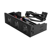 Cryfokt PC Front Panel Speaker Stereo Surround Loudspeaker for Computer Cases, Compact Design with Durable ABS Material, 5.25in, 1 Unit