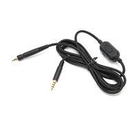 Cryfokt PC373D GSP350 GSP500 GSP600 Headphone Cable with Durable Braided Wire and Volume Control for Gaming, 2m, Black for Gamers