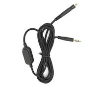 Cryfokt PC373D GSP350 GSP500 GSP600 Headphone Cable with Durable Braided Wire and Volume Control for Gaming, 2m, Black for Gamers