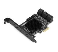 Cryfokt PCI-E to High-Speed Expansion Card For 8-Port Interface Compatibility SATA6G/SATA3G/SATA1.5G; Fit For Windows 7/8/XP/10,