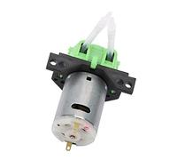 Cryfokt Peristaltic Tube Head Dosing Pump for Aquarium Lab Analysis, Easy Disassemble and Maintain, Self-Priming for Experimental, Biochemical Analysis, ABS Material (Black, 12V 1 * 3) (12V 2 * 4)