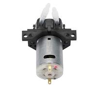 Cryfokt Peristaltic Tube Head Dosing Pump for Aquarium Lab Analysis, Easy Disassemble and Maintain, Self-Priming for Experimental, Biochemical Analysis, ABS Material (Black, 12V 1 * 3) (24V 3 * 5)