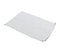 Cryfokt Pet Heating Pad Insulated Portable Warm Blanket for Dog Kennel, Non-Slip Bottom, Velvet Material, White (90X64CM)