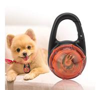Cryfokt Pet Luminous Necklace LED Dog Pendant Compact Design for Evening Walks Safety 1 Unit (Orange)