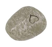 Cryfokt Pet Memorial Lettering Simulation Garden Stone Weatherproof Resin Dog Grave Marker for Outdoor Backyard Lawn or Garden for Commemorating Cats, Inscription (Love Stone Moss Color)