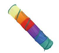 Cryfokt Pet Play Tunnel Interactive Cat Tunnel Toy for Indoor Cats, Collapsible and Durable Polyester Design, 112x25cm, Color