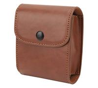 Cryfokt Photo Pouch for SQ10, Portable PU Leather Protector (Brown) | Durable material, comfortable design, flap button closure, large storage capacity