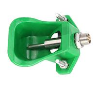 Cryfokt Pig Drinking Bowl Anti-Injury Water Saving Feeder for Livestock Suitable for Pig Sheep Goat Stainless Steel + Plastic