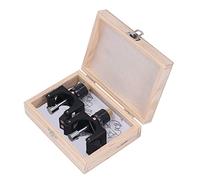 Cryfokt Planer Setting Jig, Durable High Carbon Steel Blade Setter for Accurate Height Adjustment, 2 Pcs with Magnetic Gauge, Ideal for Professional Woodworkers