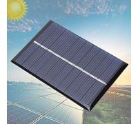 Cryfokt Polycrystalline Solar Panel High Efficiency 0.6W 5V Solar Power Charging Board for Small Power Appliances Household Lights 80x55mm 2Pcs