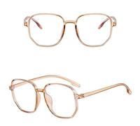 Cryfokt Polygon Blocking Glasses for Men Women | Lightweight Unisex Eyewear, Durable Silicone Frame, Scratch-Resistant Lenses, Comfortable Nose Pads, Trendy Fashion Accessory