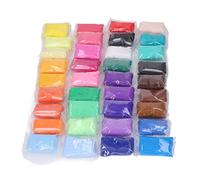 Cryfokt Polymer Clay 36 Colors Children's Space Clay Easy-to-Use Modeling for DIY Crafts Resin Water Pigment Plastic