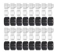 Cryfokt POM Pulley Set Durable Resistant High Speed for Ender 5 Anet A8 CNC Router Hybrid 8020 3030 3D Printer 48pcs (Black Pulley)