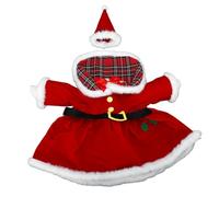 Cryfokt Porch Goose Costume for 23 Inch, Holiday Outfit | Polyester Fabric, Weather Resistant for Outdoor Garden and Porch Display, Easy to Dress Your Goose Statue